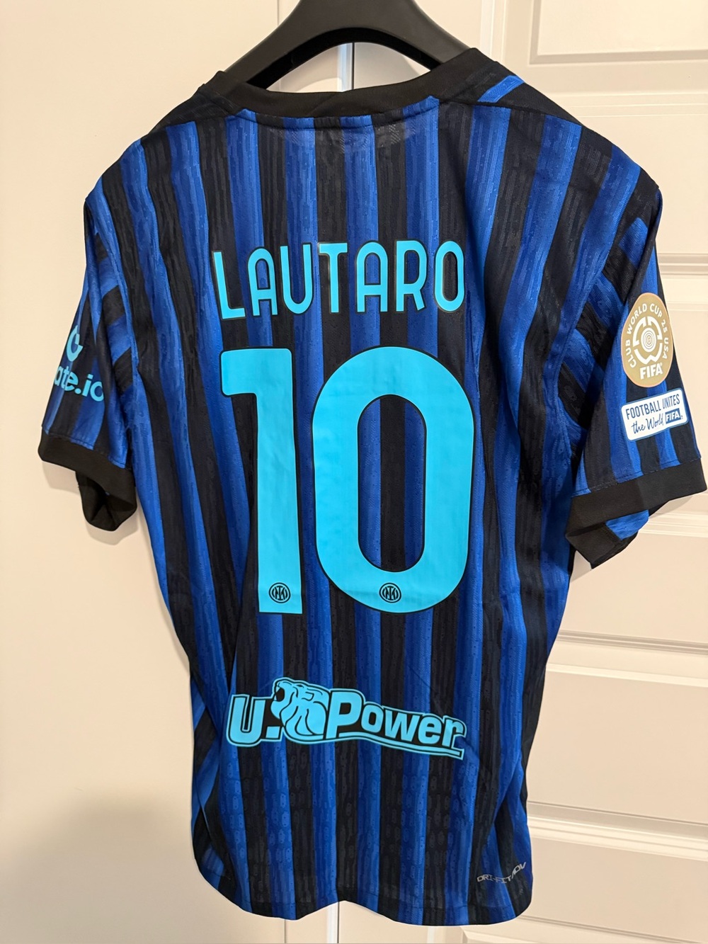 NWT 2025 Inter Milan Lautaro Martinez Player Version Men’s Soccer Jersey 2XL